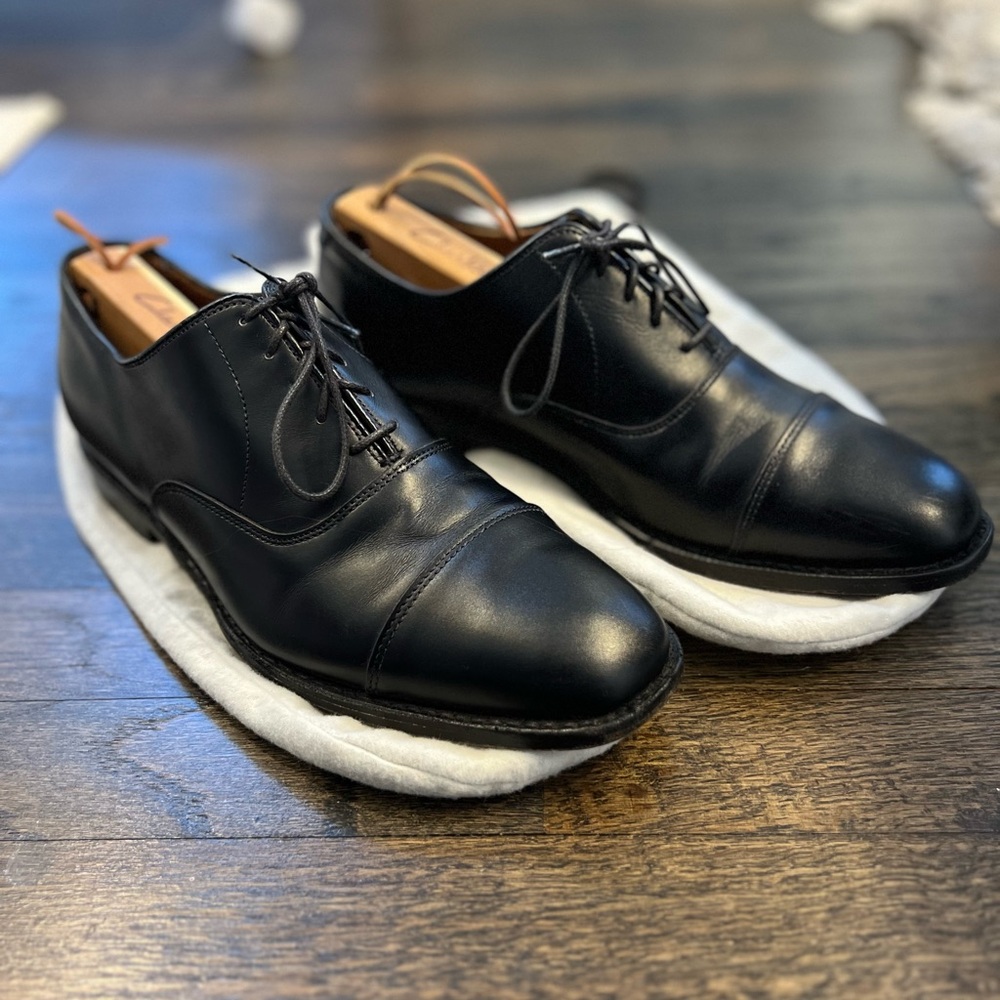 Allen Edmonds Cap Toe Oxford Exchange Place - Black size 9.5